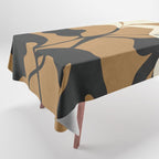 Abstract Modern Flowers 1 Tablecloth Gallery Image 1