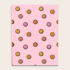 Happy Flowers Print in Pink Notebook Gallery Image 4