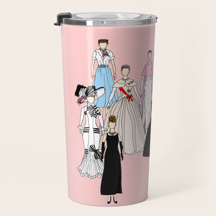 Think Pink Outfits Fashion Audrey Travel Mug Gallery Image 3