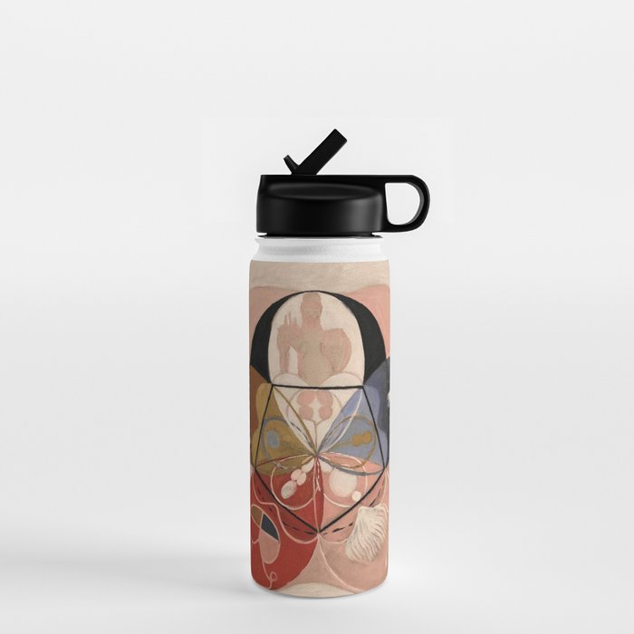 Hilma af Klint "Evolution, No. 14, Group VI" Water Bottle Gallery Image 1