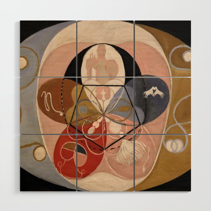 Hilma af Klint "Evolution, No. 14, Group VI" Wood Wall Art Gallery Image 1