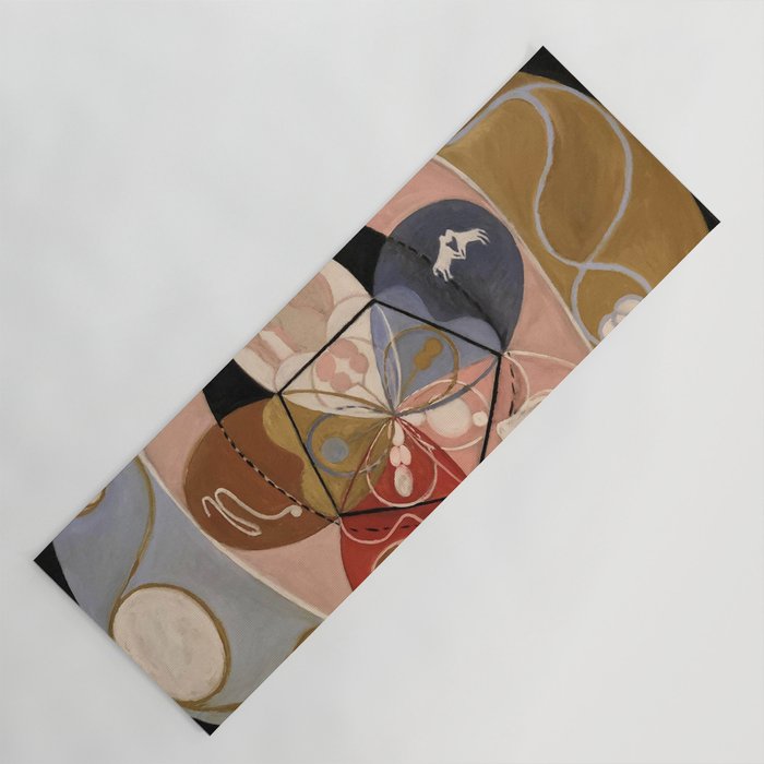 Hilma af Klint "Evolution, No. 14, Group VI" Yoga Mat Gallery Image 1