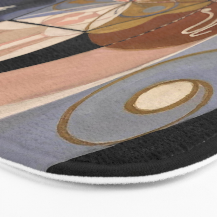 Hilma af Klint "Evolution, No. 14, Group VI" Bath Mat Gallery Image 3
