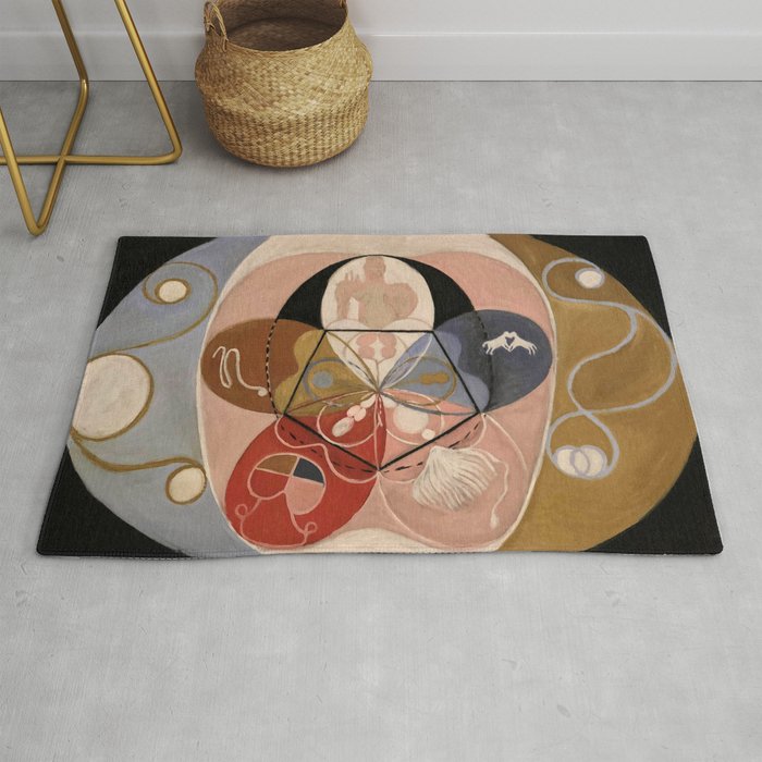 Hilma af Klint "Evolution, No. 14, Group VI" Rug Gallery Image 1