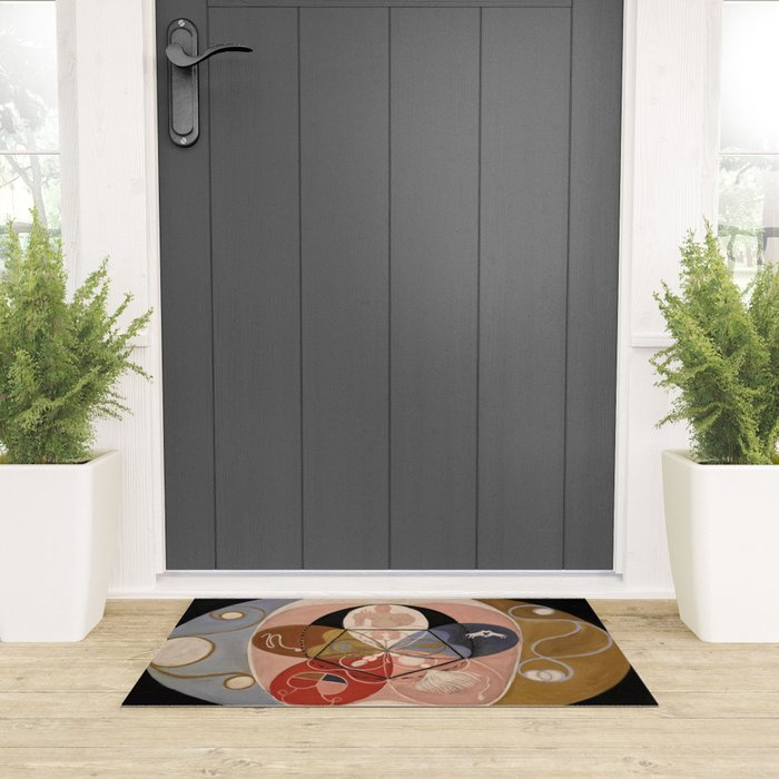 Hilma af Klint "Evolution, No. 14, Group VI" Welcome Mat Gallery Image 3