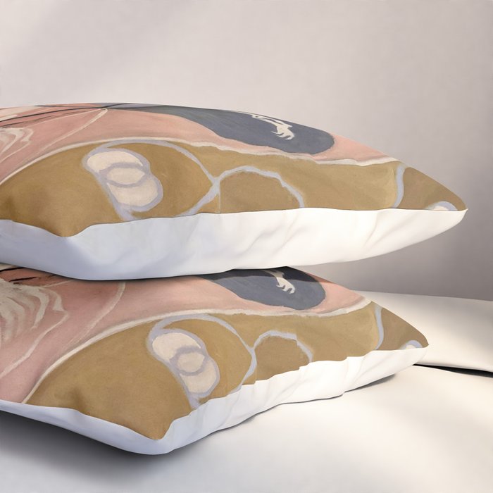 Hilma af Klint "Evolution, No. 14, Group VI" Pillow Sham Gallery Image 3