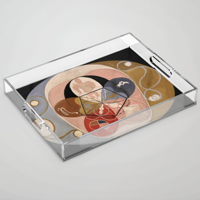 Hilma af Klint "Evolution, No. 14, Group VI" Acrylic Tray Gallery Image 1