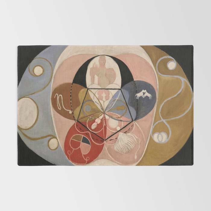 Hilma af Klint "Evolution, No. 14, Group VI" Rug Gallery Image 2