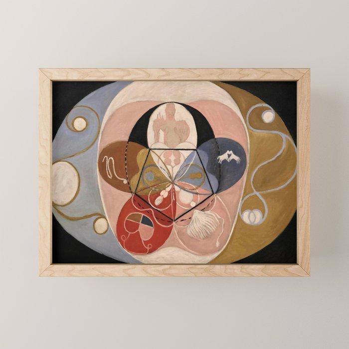 Hilma af Klint "Evolution, No. 14, Group VI" Mini Art Print Gallery Image 1
