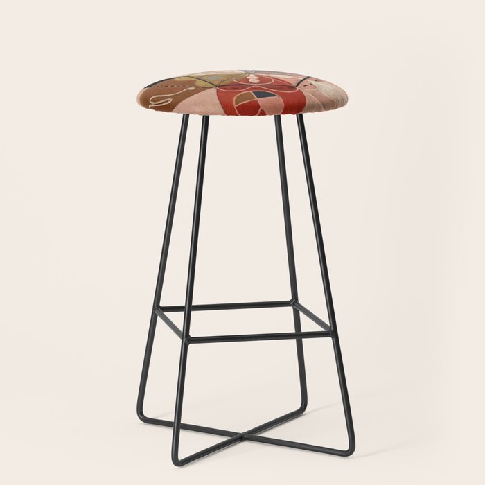 Hilma af Klint "Evolution, No. 14, Group VI" Stool Gallery Image 1