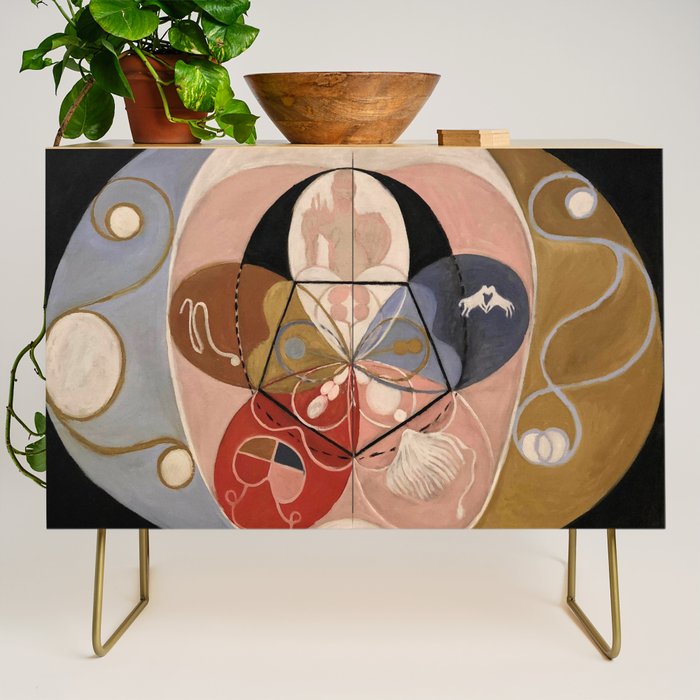 Hilma af Klint "Evolution, No. 14, Group VI" Credenza Gallery Image 1