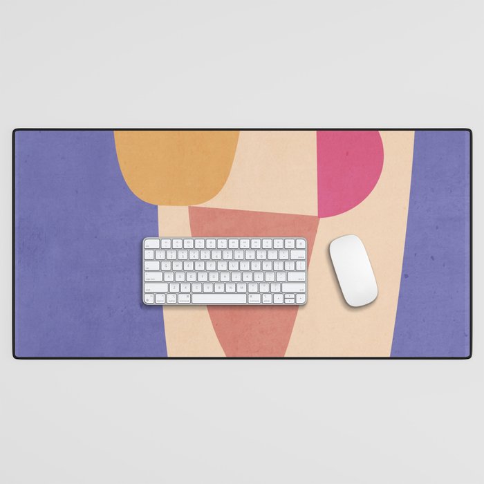 Modern Abstract Minimal Shapes 98 Desk Mat Gallery Image 1