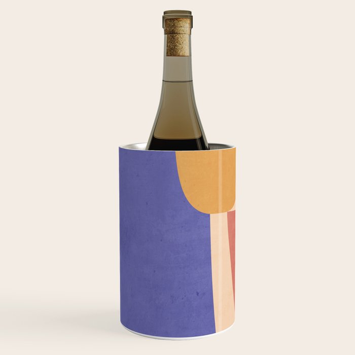 Modern Abstract Minimal Shapes 98 Wine Chiller Gallery Image 2