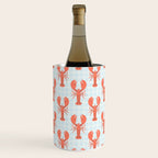 Vintage lobster sea food cartoon pattern Wine Chiller Gallery Image 1
