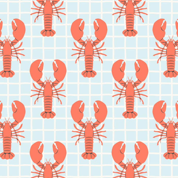 Vintage lobster sea food cartoon pattern Coffee Mug Gallery Image 2