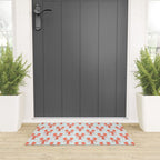 Vintage lobster sea food cartoon pattern Welcome Mat Gallery Image 3