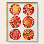 Sun Rays - Red & Orange Serving Tray Gallery Image 1