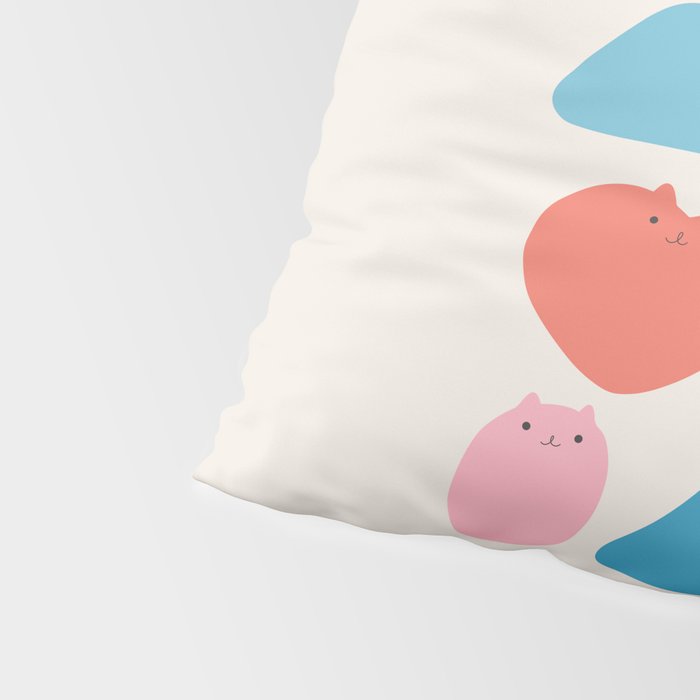 Cat Landscape 168 - Colourful Cats Pillow Sham Gallery Image 4