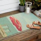 Deserted Beach Outdoor Rug Gallery Image 2