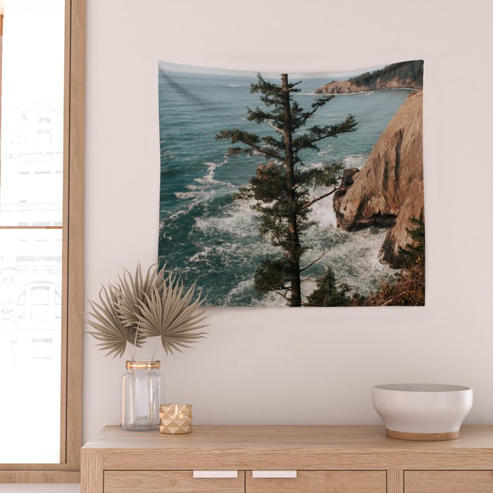 Oregon Coast IV Wall Tapestry Gallery Image 2