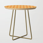 STRIPES - 004 - orange Side Table Gallery Image 1