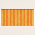 STRIPES - 004 - orange Desk Mat Gallery Image 3