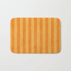 STRIPES - 004 - orange Bath Mat Gallery Image 1