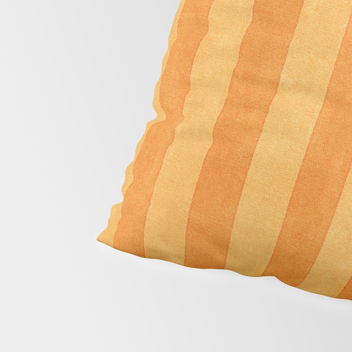 STRIPES - 004 - orange Pillow Sham Gallery Image 4