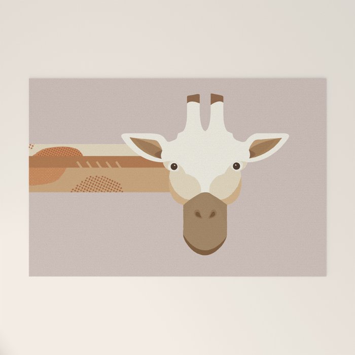 Whimsical Giraffe Welcome Mat Gallery Image 1