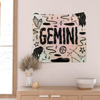 Celestial Gemini Wall Tapestry Gallery Image 2