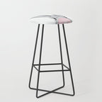 Rabbit Gum Print, Nursery Wall Art, Rabbit Poster, Bubblegum Art Stool Gallery Image 1