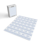 Coastal Fish Stripes Nostalgic Pattern in Light Blue and White Jigsaw Puzzle Gallery Image 2