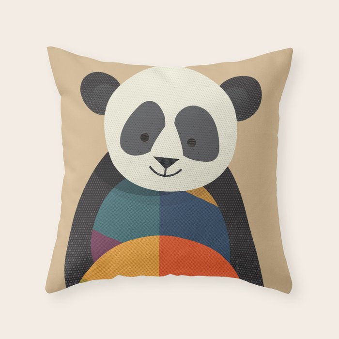 Giant Panda Throw Pillow Gallery Image 6