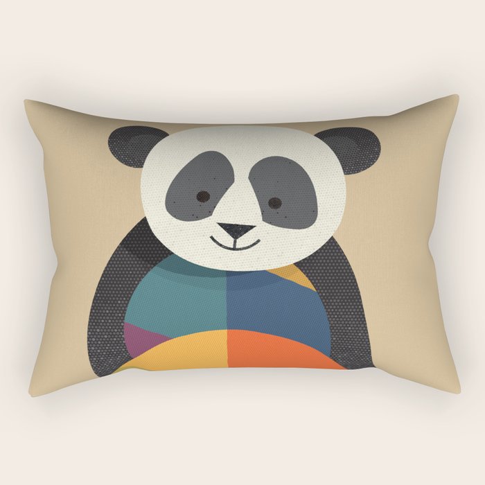 Giant Panda Rectangular Pillow Gallery Image 1