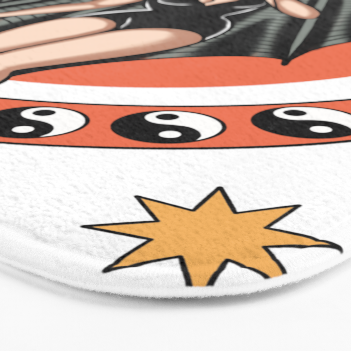 The Amazing Lady Bat Bath Mat Gallery Image 3