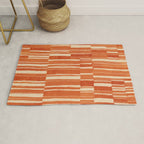Scratchy Blocks - Tangerine Rug Gallery Image 1