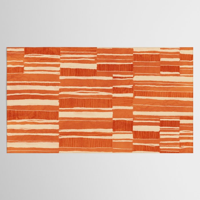 Scratchy Blocks - Tangerine Tablecloth Gallery Image 2