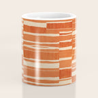 Scratchy Blocks - Tangerine Coffee Mug Gallery Image 4