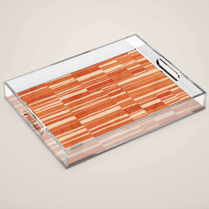 Scratchy Blocks - Tangerine Acrylic Tray Gallery Image 1