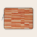 Scratchy Blocks - Tangerine Laptop Sleeve Gallery Image 1