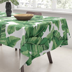 Tropical banana leaves IV Tablecloth Gallery Image 3