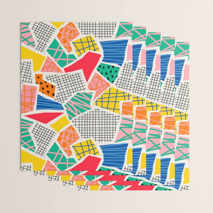 Color Patchwork: Bauhaus Edition Wrapping Paper Gallery Image 3