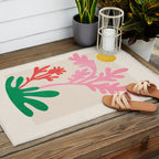 Abstract Garden: Matisse Paper Cutouts IV Outdoor Rug Gallery Image 2