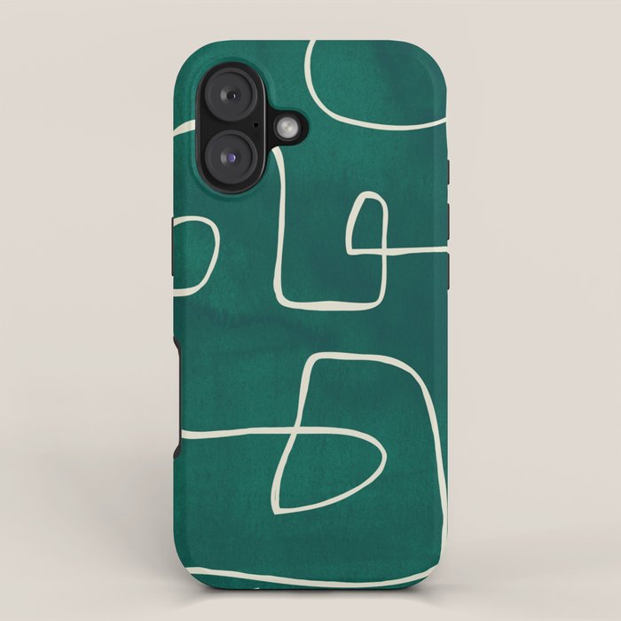 Abstract line art 239 iPhone Case Gallery Image 1