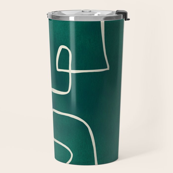 Abstract line art 239 Travel Mug Gallery Image 2