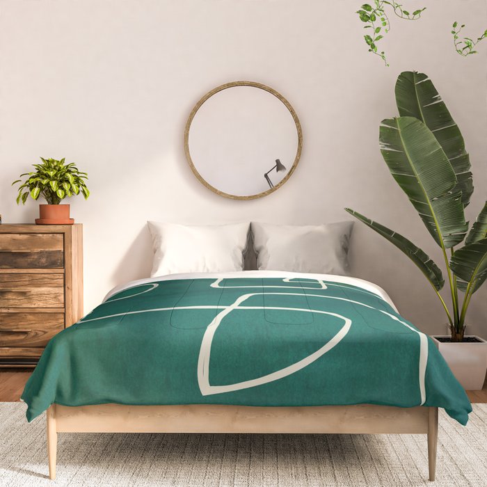Abstract line art 239 Comforter Gallery Image 3