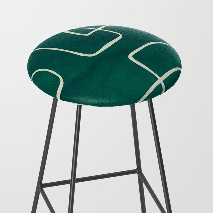 Abstract line art 239 Stool Gallery Image 2