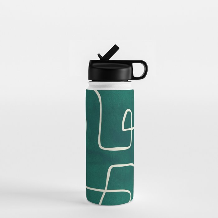 Abstract line art 239 Water Bottle Gallery Image 1