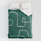 Abstract line art 239 Comforter Gallery Image 6