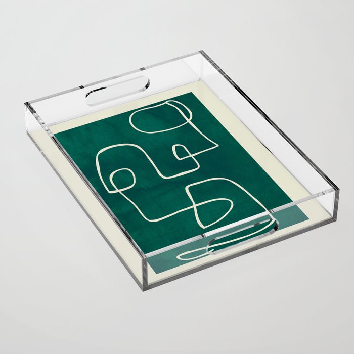 Abstract line art 239 Acrylic Tray Gallery Image 1